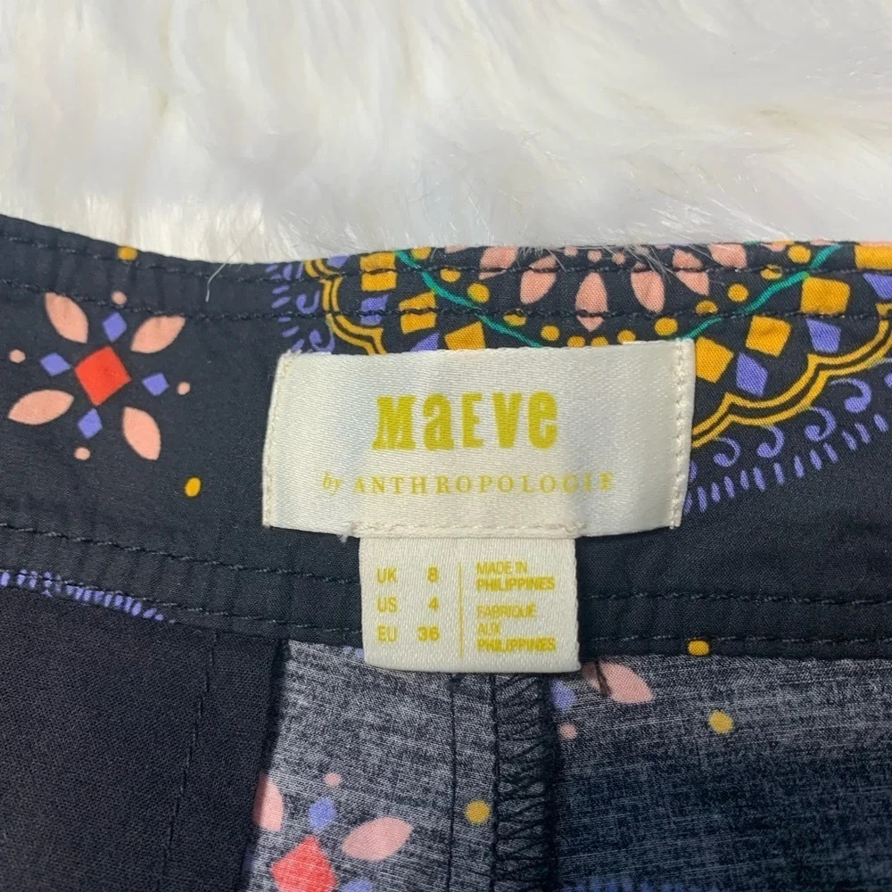 Anthropologie Maeve Abstract City Shorts - Picture 5 of 6